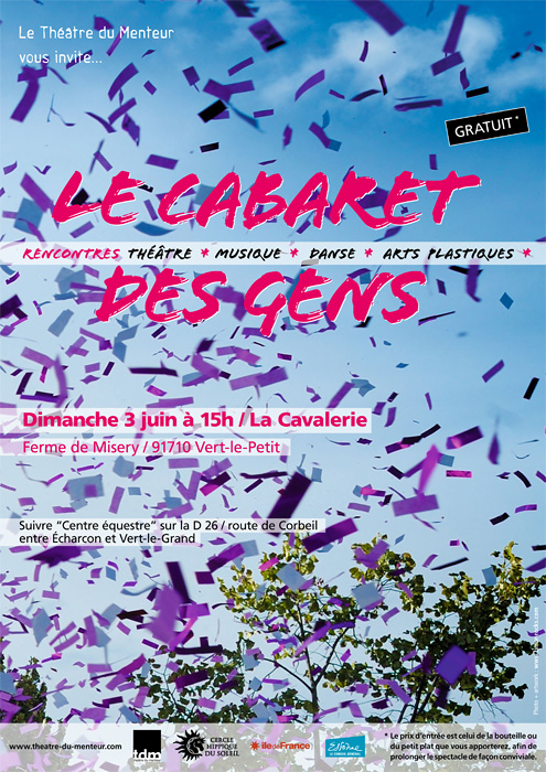 Le cabaret des gens, première