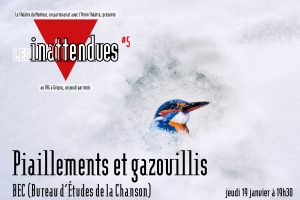 Les Inattendues 22-23 #5, janvier 2023 – Bureau d’Études de la Chanson