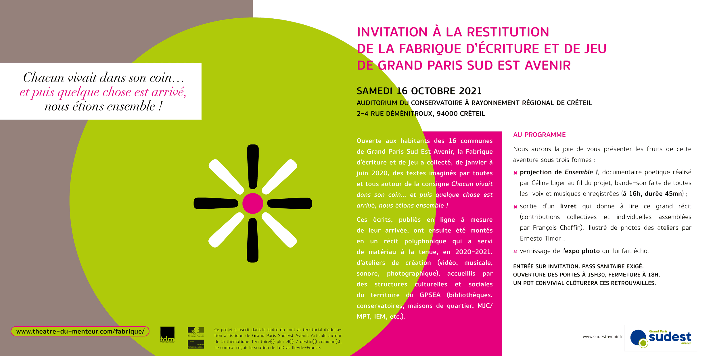 Invitation à la restitution